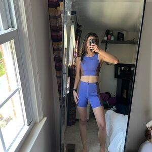 lululemon athletica Blue and Brown Athletic Shorts